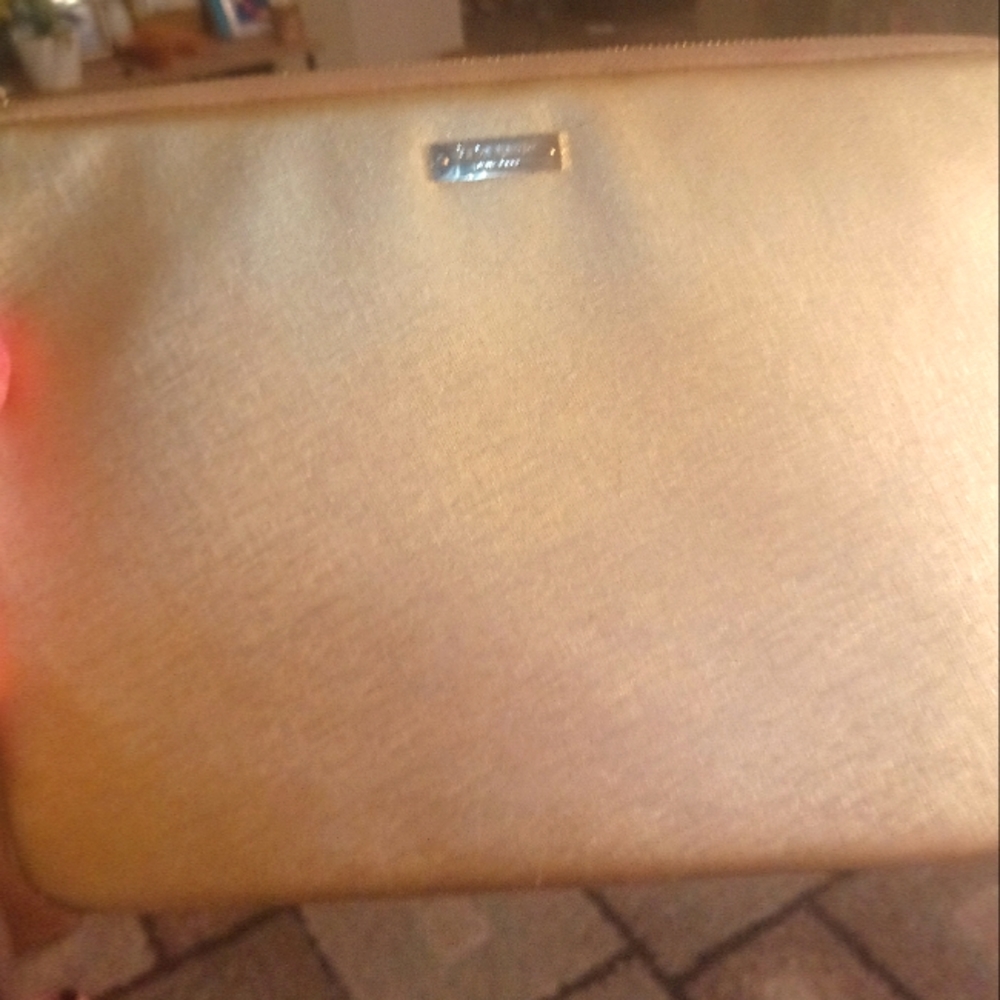 Kate Spade Brushed Gold Laptop Case 13 inches